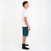 Teal Corduroy Short